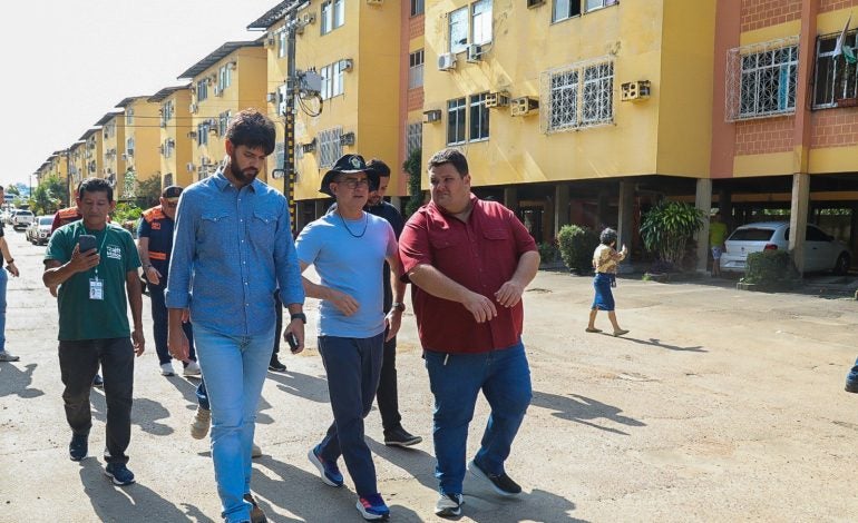 Prefeito vistoria início das obras de infraestrutura no conjunto habitacional dos Jornalistas