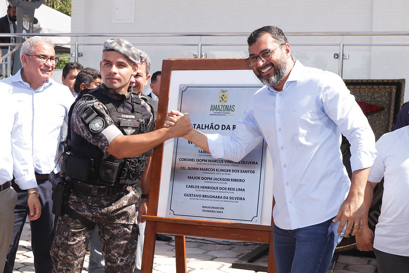 Wilson Lima inaugura novo batalhão da Rocam para atender a população