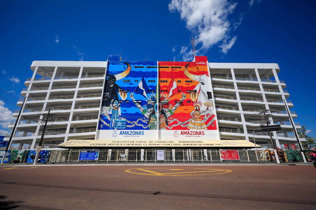 Governo do AM lança concurso para novo mural da fachada do Bumbódromo de Parintins