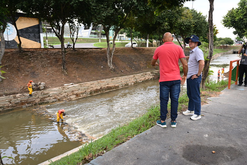 Prefeitura avança na instalação de segunda ecobarreira na cidade