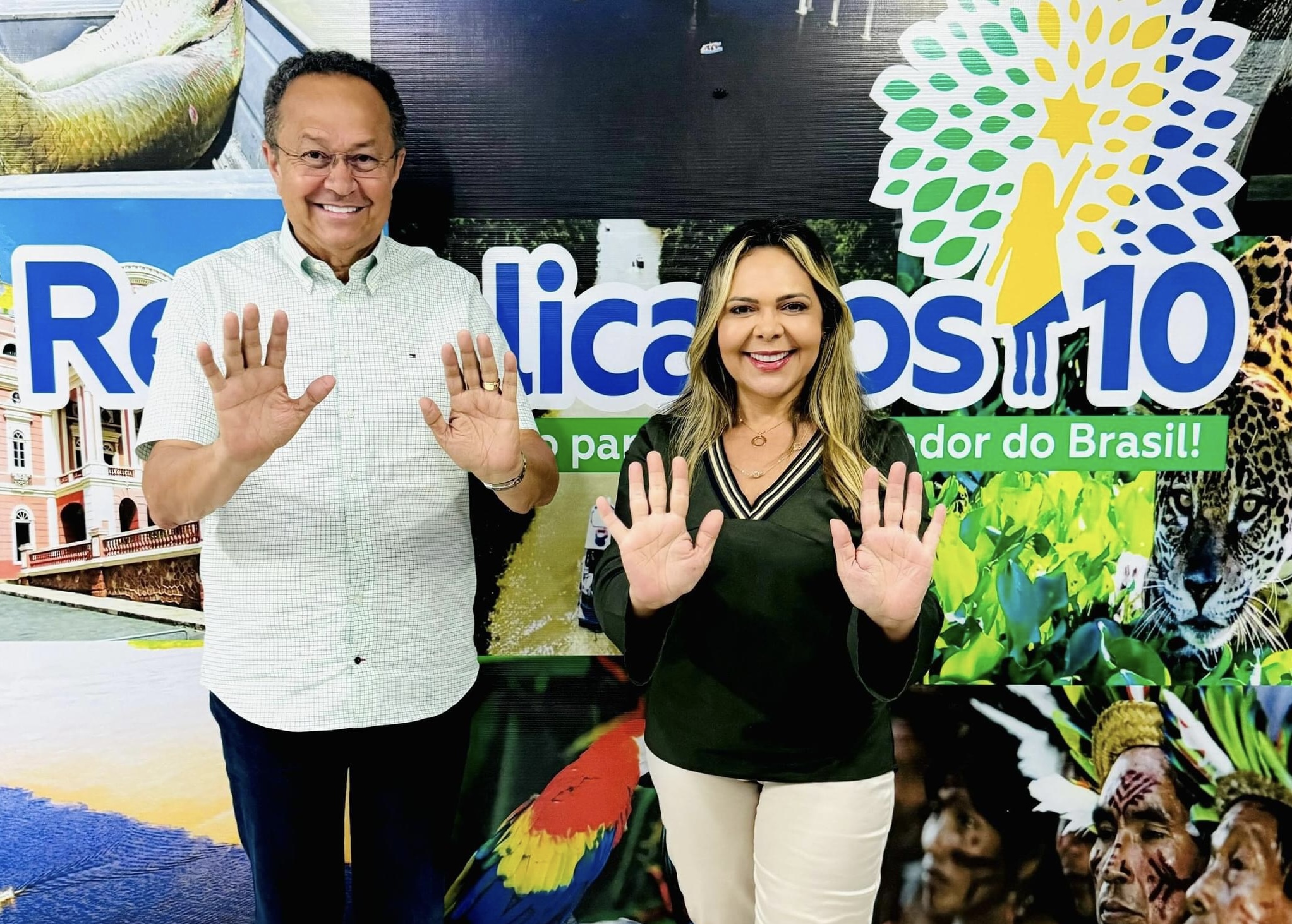 Silas Câmara alinha últimos detalhes para 1° Encontro de Mulheres Republicanas no AM ao lado de Mirtes Salles