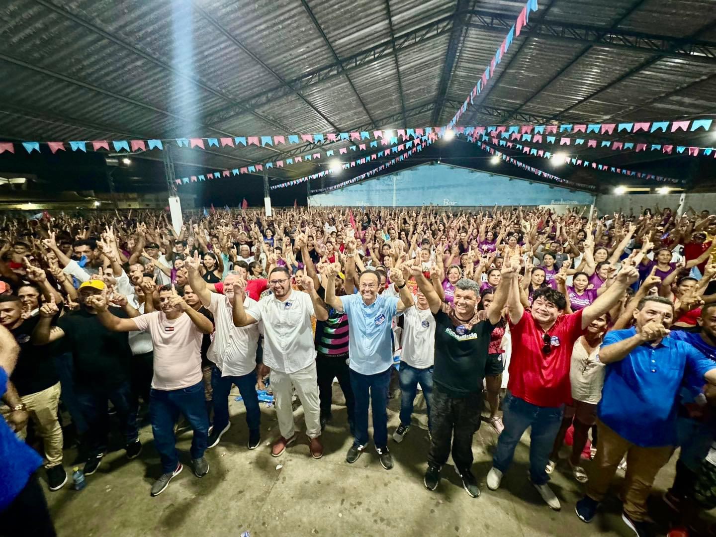 Silas Câmara e Comandante Dan participam de lançamento de campanha em Guajará