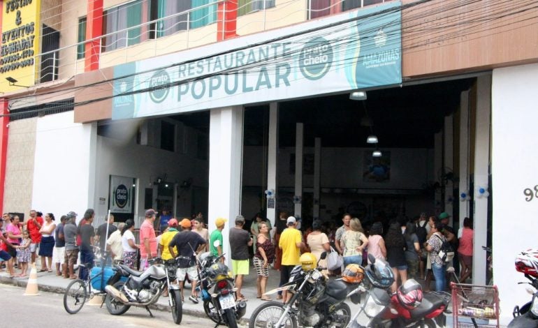 Prato Cheio do bairro São José é reinaugurado em novo endereço