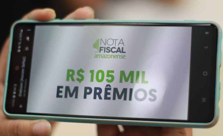 Nota Fiscal Amazonense realiza sorteio com prêmios de até R$ 20 mil em fevereiro