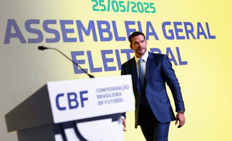 Candidato único, Samir Xaud é eleito presidente da CBF