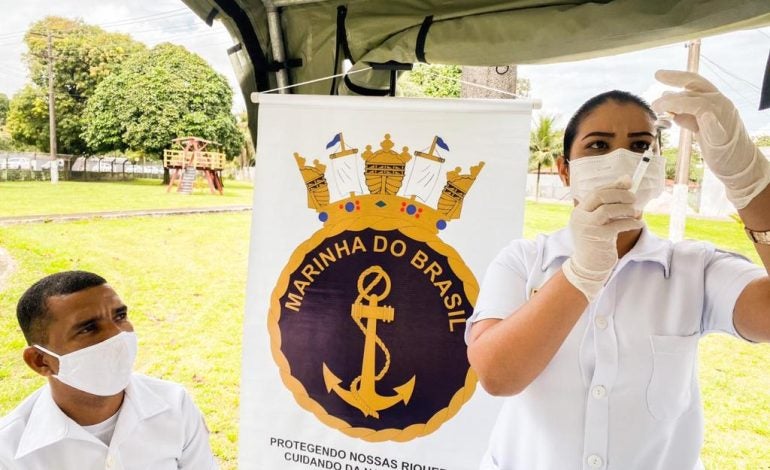 Marinha do Brasil realiza campanha de vacinação em Manaus
