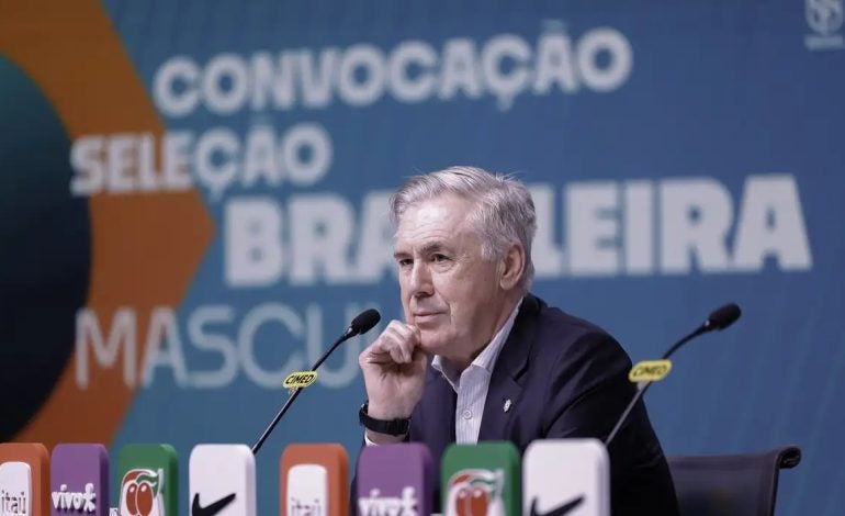 Carlo Ancelotti convoca seleção para dois últimos amistosos de 2025