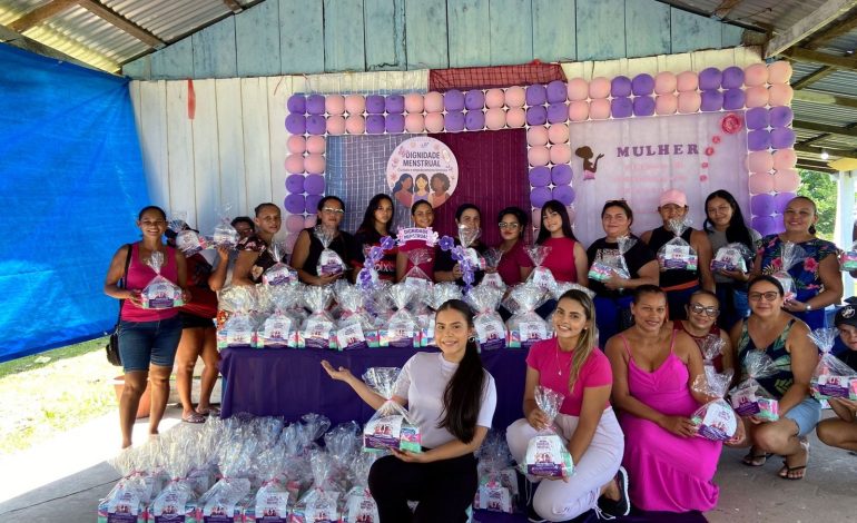 Programa Dignidade Menstrual já distribuiu mais de 32 mil absorventes em 16 municípios do Amazonas